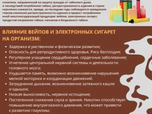 Неделя профилактики потребления никотинсодержащей продукции